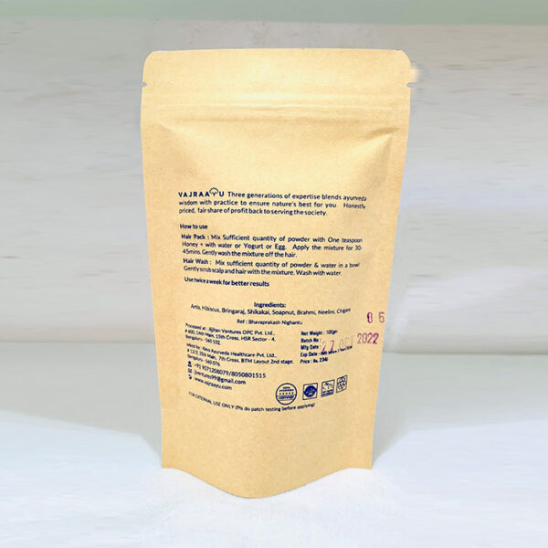 Nourishing Ayurveda Hair Wash & Pack Powder - Image 2