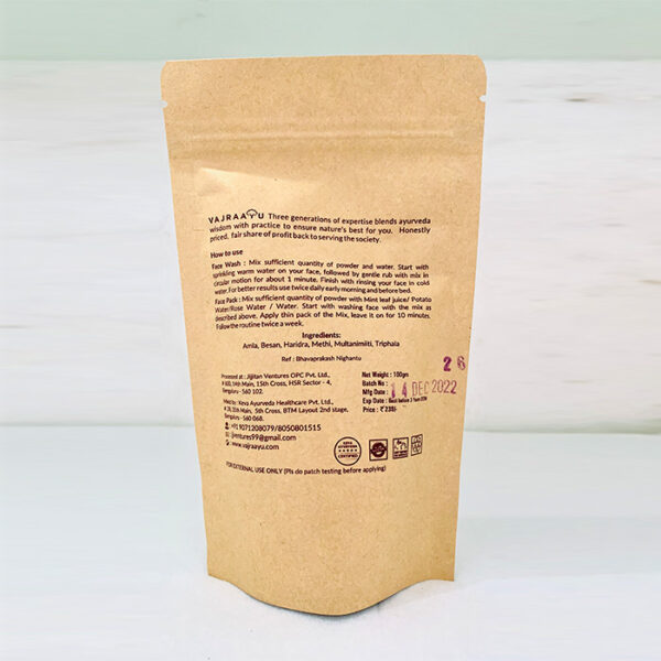Balancing Ayurveda face Wash & Pack Powder - Image 2